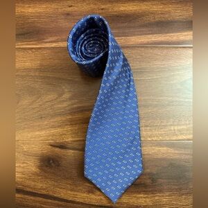 Vineyard Vines Blue Geometric Silk Tie